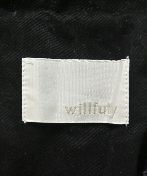 willfully（ウィルフリー）トレンチコート 黒 サイズ:F レディース/2200675386036