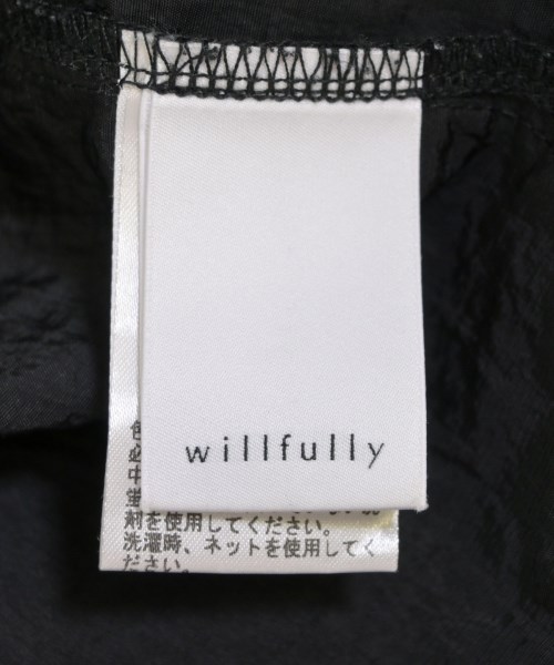 willfully（ウィルフリー）カジュアルシャツ 黒 サイズ:F レディース/2200697384010