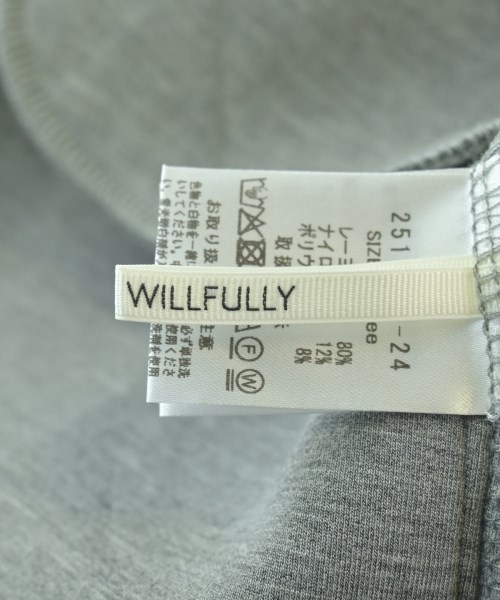 willfully（ウィルフリー）その他 グレー サイズ:F レディース/2200643785021