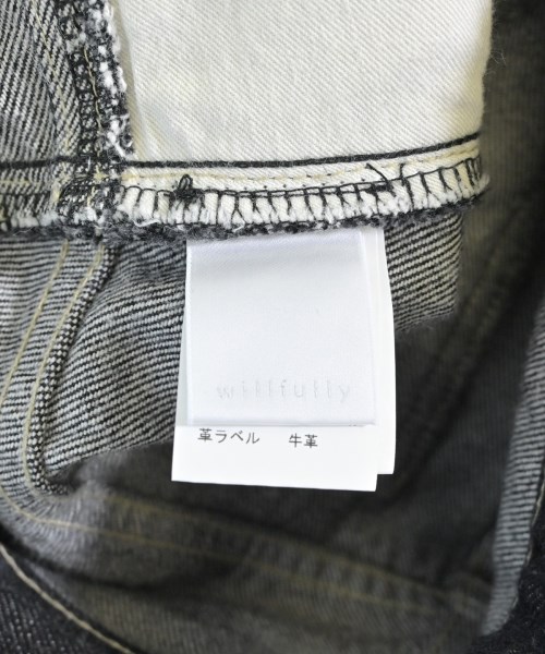 willfully（ウィルフリー）デニムパンツ 黒 サイズ:F レディース/2200643785052