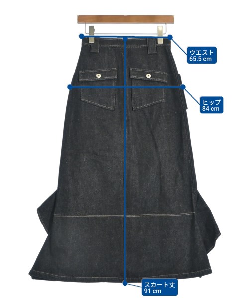 willfully（ウィルフリー）ロング・マキシ丈スカート 黒 サイズ:S レディース/2200643785069