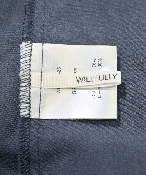willfully（ウィルフリー）ブラウス 紺 サイズ:F レディース/2200641631047