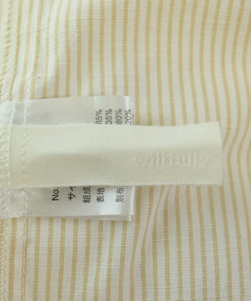 willfully（ウィルフリー）カジュアルシャツ 白 サイズ:F レディース/2200666503145