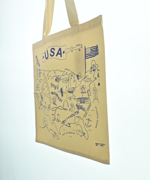 MAPTOTE（マップトート）トートバッグ 白 サイズ:- メンズ/2200721981833