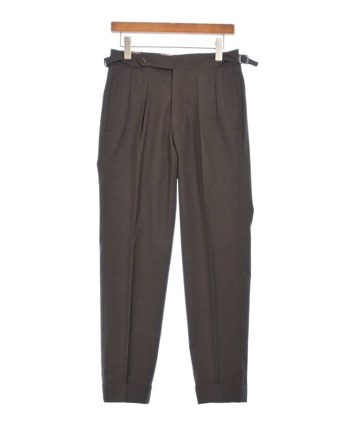 Ambrosi ビスポークスラックス Ambrosi（アンブロージ）スラックス 茶 サイズ:-(M位) メンズ