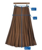 ma couleur（マクルール）ロング・マキシ丈スカート 茶 サイズ:1(S位) レディース/2200637224093