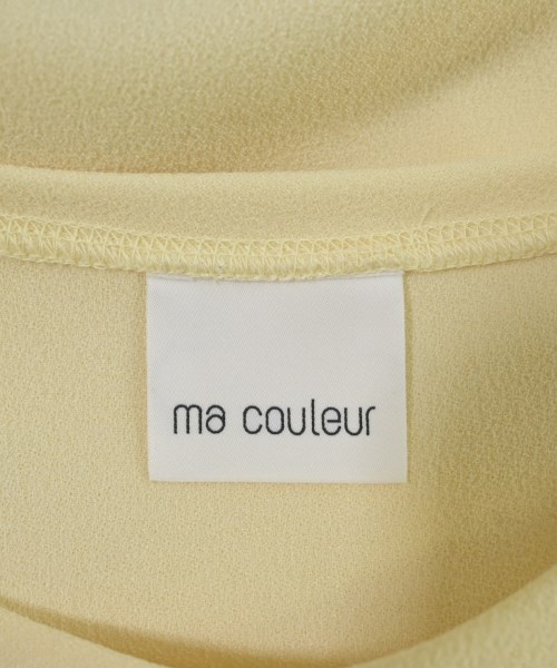 ma couleur（マクルール）ブラウス 黄 サイズ:38(M位) レディース/2200703716033