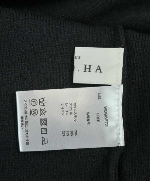 PLUS OTO.HA（プラスオトハ）ワンピース 黒 サイズ:F レディース/2200671364144