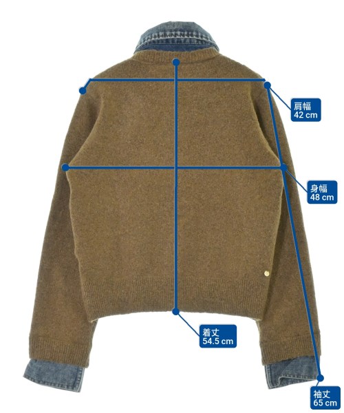 PLUS OTO.HA（プラスオトハ）カーディガン 茶 サイズ:-(M位) レディース/2200679816027