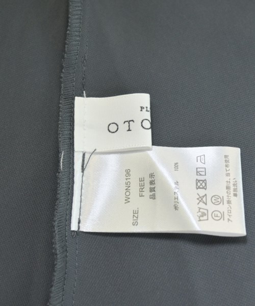 PLUS OTO.HA（プラスオトハ）ワンピース グレー サイズ:F レディース/2200710529060
