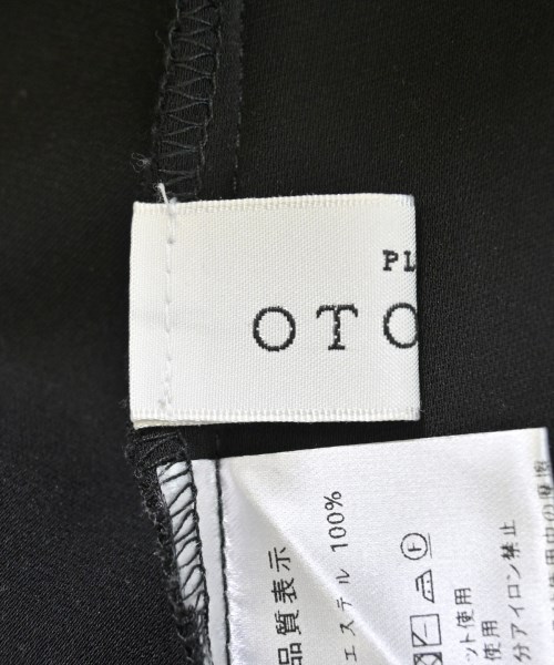 PLUS OTO.HA（プラスオトハ）シャツワンピース 黒 サイズ:F レディース/2200679373056