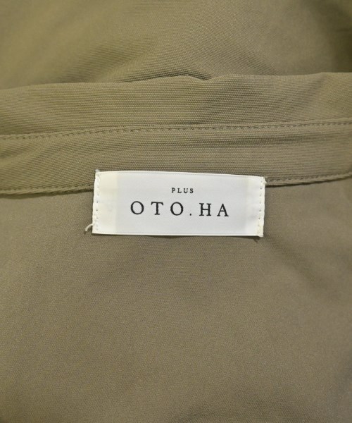 PLUS OTO.HA（プラスオトハ）シャツワンピース カーキ サイズ:F レディース/2200679373124