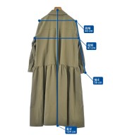 PLUS OTO.HA（プラスオトハ）シャツワンピース カーキ サイズ:F レディース/2200679373124