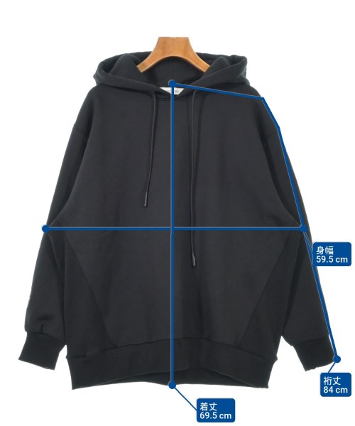 ESSENTIAL DOUBLE STANDARD CLOTHING（エッセンシャルダブルスタンダードクロッシング）パーカー 黒 サイズ:F レディース/2200625264018