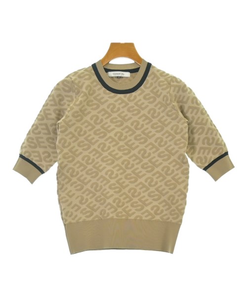 ESSENTIAL DOUBLE STANDARD CLOTHING(エッセンシャルダブルスタンダードクロッシング)ニット・セーター ベージュ サイズ:36(S位)/2200648188124