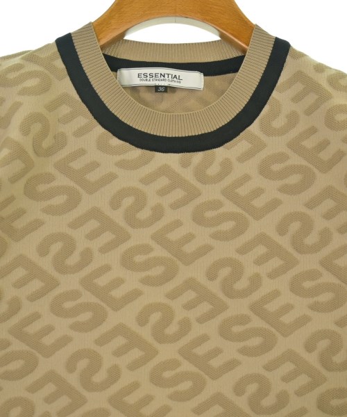 ESSENTIAL DOUBLE STANDARD CLOTHING（エッセンシャルダブルスタンダードクロッシング）ニット・セーター ベージュ サイズ:36(S位) レディース/2200648188124