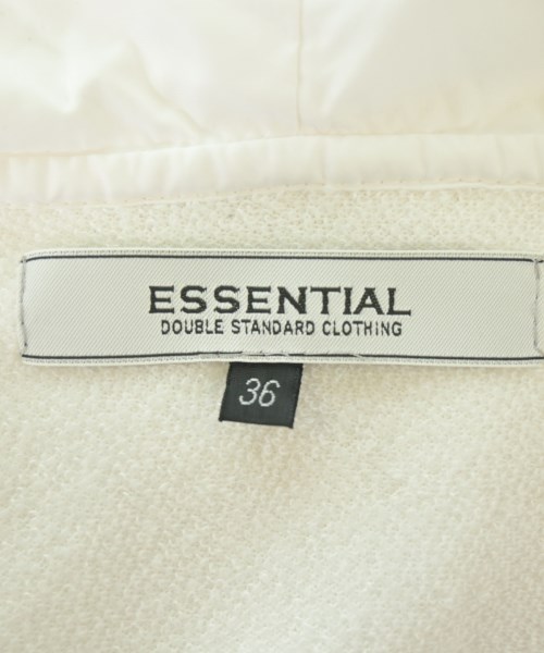 ESSENTIAL DOUBLE STANDARD CLOTHING（エッセンシャルダブルスタンダードクロッシング）ワンピース 白 サイズ:36(S位) レディース/2200706002058