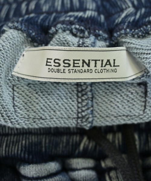 ESSENTIAL DOUBLE STANDARD CLOTHING（エッセンシャルダブルスタンダードクロッシング）スウェットパンツ 青 サイズ:38(M位) レディース/2200724594092