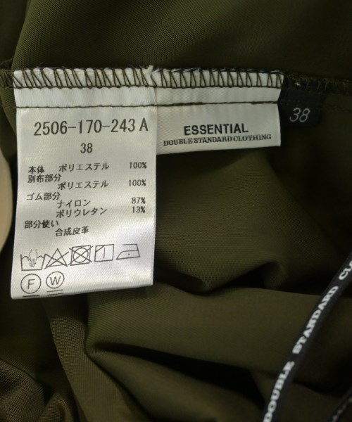 ESSENTIAL DOUBLE STANDARD CLOTHING（エッセンシャルダブルスタンダードクロッシング）その他 カーキ サイズ:38(M位) レディース/2200722806104