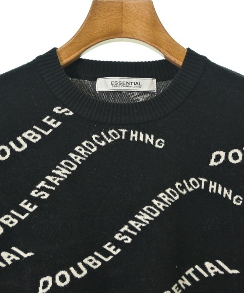 ESSENTIAL DOUBLE STANDARD CLOTHING（エッセンシャルダブルスタンダードクロッシング）ニット・セーター 黒 サイズ:F レディース/2200686336075