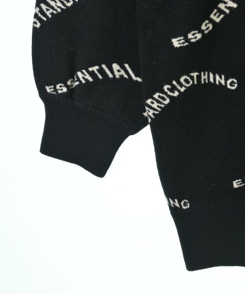 ESSENTIAL DOUBLE STANDARD CLOTHING（エッセンシャルダブルスタンダードクロッシング）ニット・セーター 黒 サイズ:F レディース/2200686336075