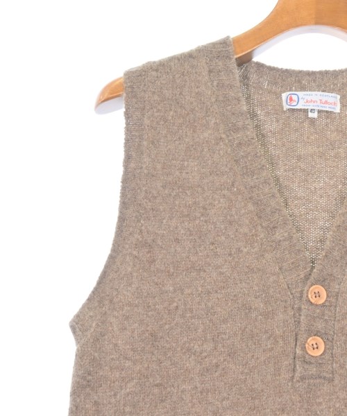 John Tulloch（ジョンタロック）ベスト 茶 サイズ:40(M位) メンズ/2200672175053