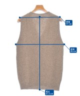 John Tulloch（ジョンタロック）ベスト 茶 サイズ:40(M位) メンズ/2200672175053