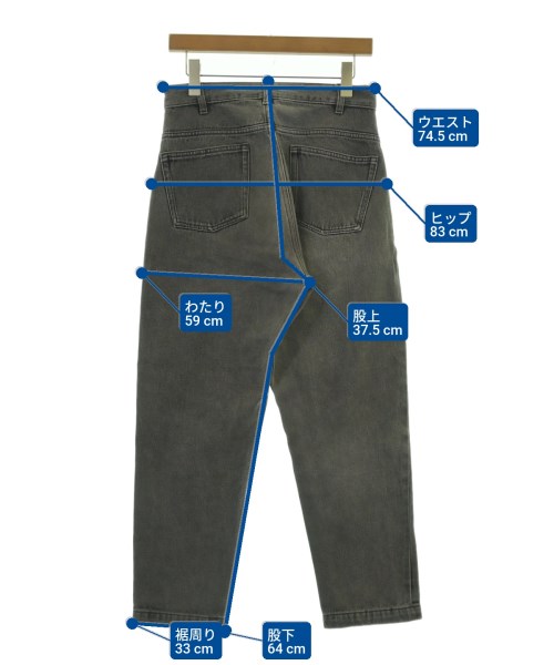 #WIDE-CASUAL（ワイドカジュアル）デニムパンツ グレー サイズ:S メンズ/2200689908057