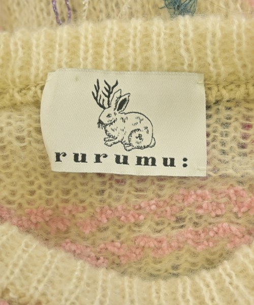 rurumu:（ルルムウ）ニット・セーター ベージュ サイズ:M レディース/2200634565021
