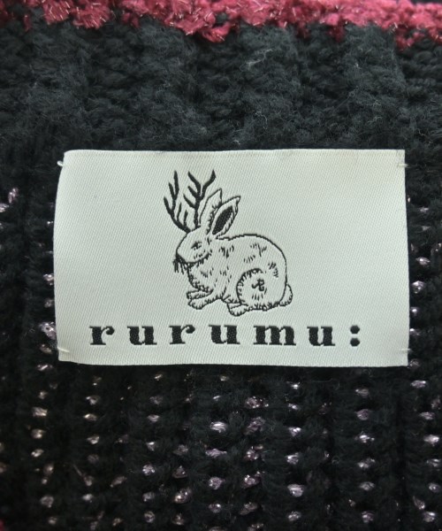 rurumu:（ルルムウ）カーディガン 黒 サイズ:F レディース/2200665881039