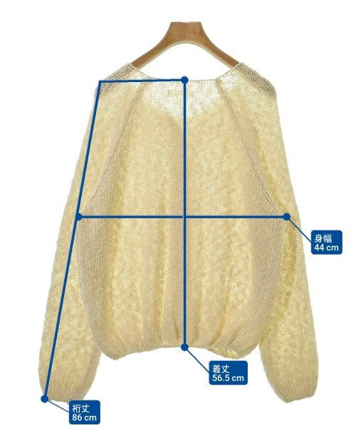 UNMINOU（アンミヌ）ニット・セーター ベージュ サイズ:F レディース/2200672728037