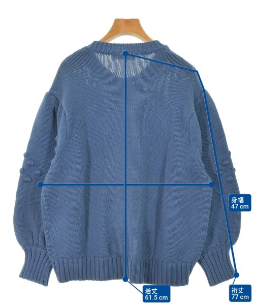 UNMINOU（アンミヌ）カーディガン 青 サイズ:F レディース/2200667806108