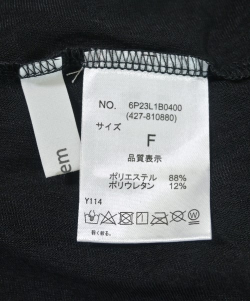 novem9（ノウェム）Tシャツ・カットソー 黒 サイズ:F レディース/2200674981119