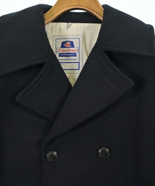 Le Pigeon Voyageur（ルピジョンヴォワイヤジュール）ピーコート 紺 サイズ:S メンズ/2200673778024