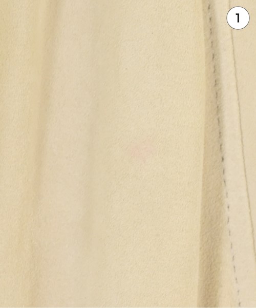 ENZO LEATHER（エンツォレザー）ノーカラージャケット ベージュ サイズ:-(L位) レディース/2200704580053