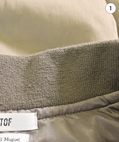 SCENTOF（セントオブ）ミリタリーブルゾン ベージュ サイズ:F レディース/2200622733012