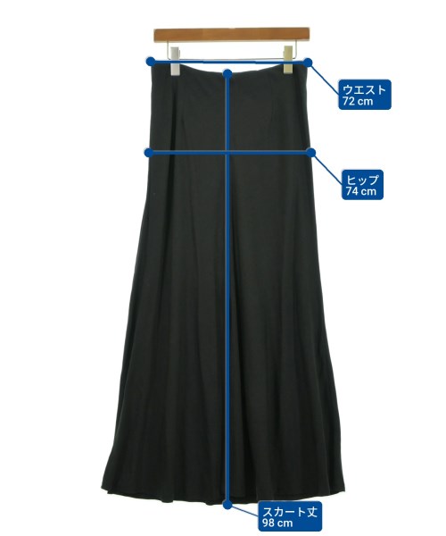SCENTOF（セントオブ）ロング・マキシ丈スカート 黒 サイズ:38(M位) レディース/2200611493033
