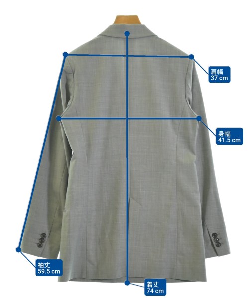 SCENTOF（セントオブ）テーラードジャケット グレー サイズ:36(S位) レディース/2200663084098