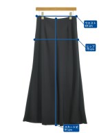 SCENTOF（セントオブ）ロング・マキシ丈スカート 黒 サイズ:38(M位) レディース/2200660117034