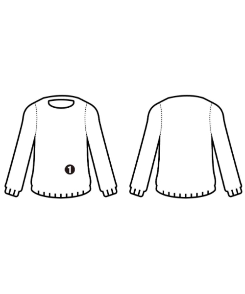 ARROW57.（アローフィフティーセブン）ニット・セーター 白 サイズ:XS レディース/2200623921111