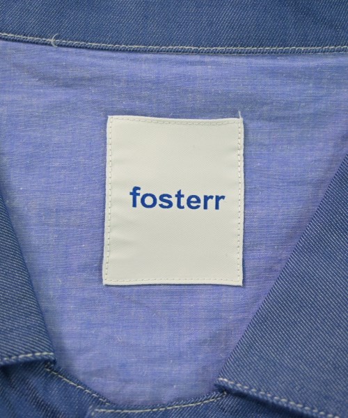 fosterr（フォスター）カジュアルシャツ 青 サイズ:M メンズ/2200655381075
