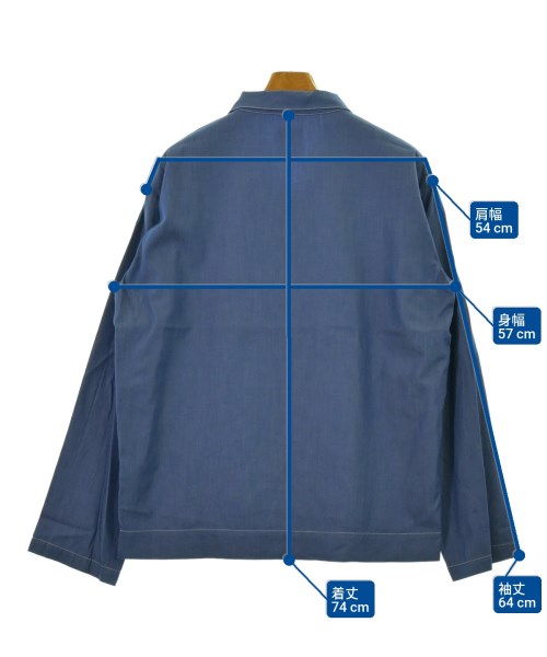 fosterr（フォスター）カジュアルシャツ 青 サイズ:M メンズ/2200655381075