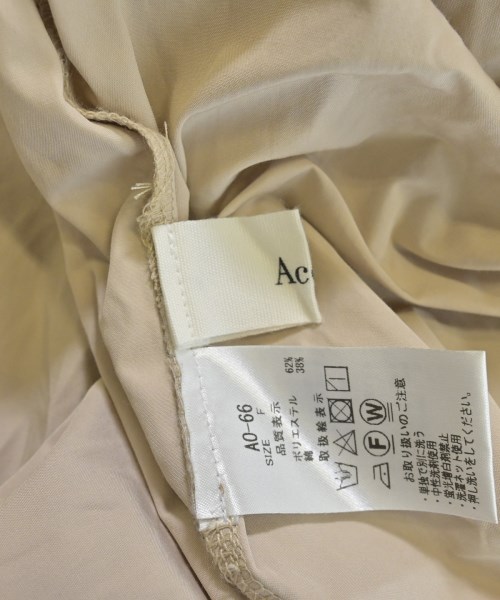 Acdre（アクドレ）ワンピース ベージュ サイズ:F レディース/2200655810056