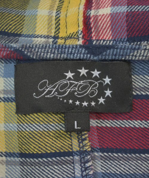 AFB（エーエフビー）カジュアルシャツ 赤 サイズ:L メンズ/2200641052033