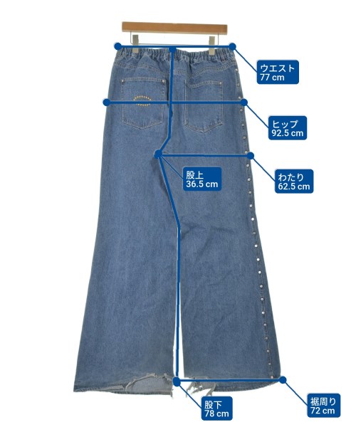 AFB（エーエフビー）デニムパンツ 青 サイズ:XL メンズ/2200650083028