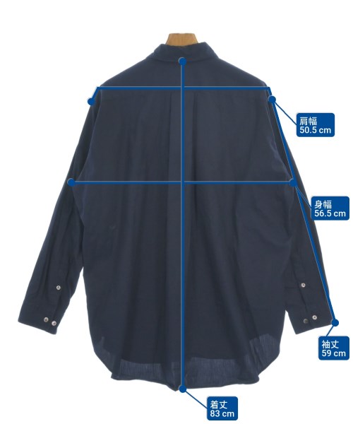 allery（アレリー）カジュアルシャツ 紺 サイズ:L メンズ/2200622005010