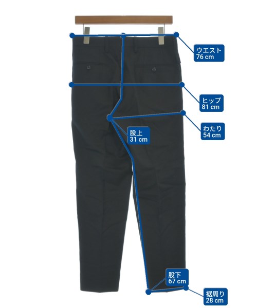 allery（アレリー）スラックス 黒 サイズ:S メンズ/2200655030331