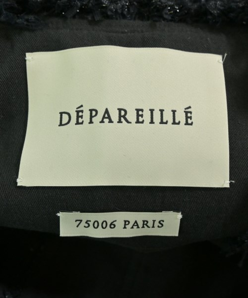 DEPAREILLE（デパリエ）ノーカラージャケット 紺 サイズ:36(S位) レディース/2200644749084