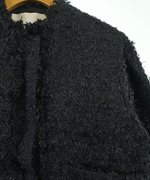 DEPAREILLE（デパリエ）ノーカラージャケット 紺 サイズ:36(S位) レディース/2200644749084