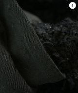 DEPAREILLE（デパリエ）ノーカラージャケット 紺 サイズ:36(S位) レディース/2200644749084